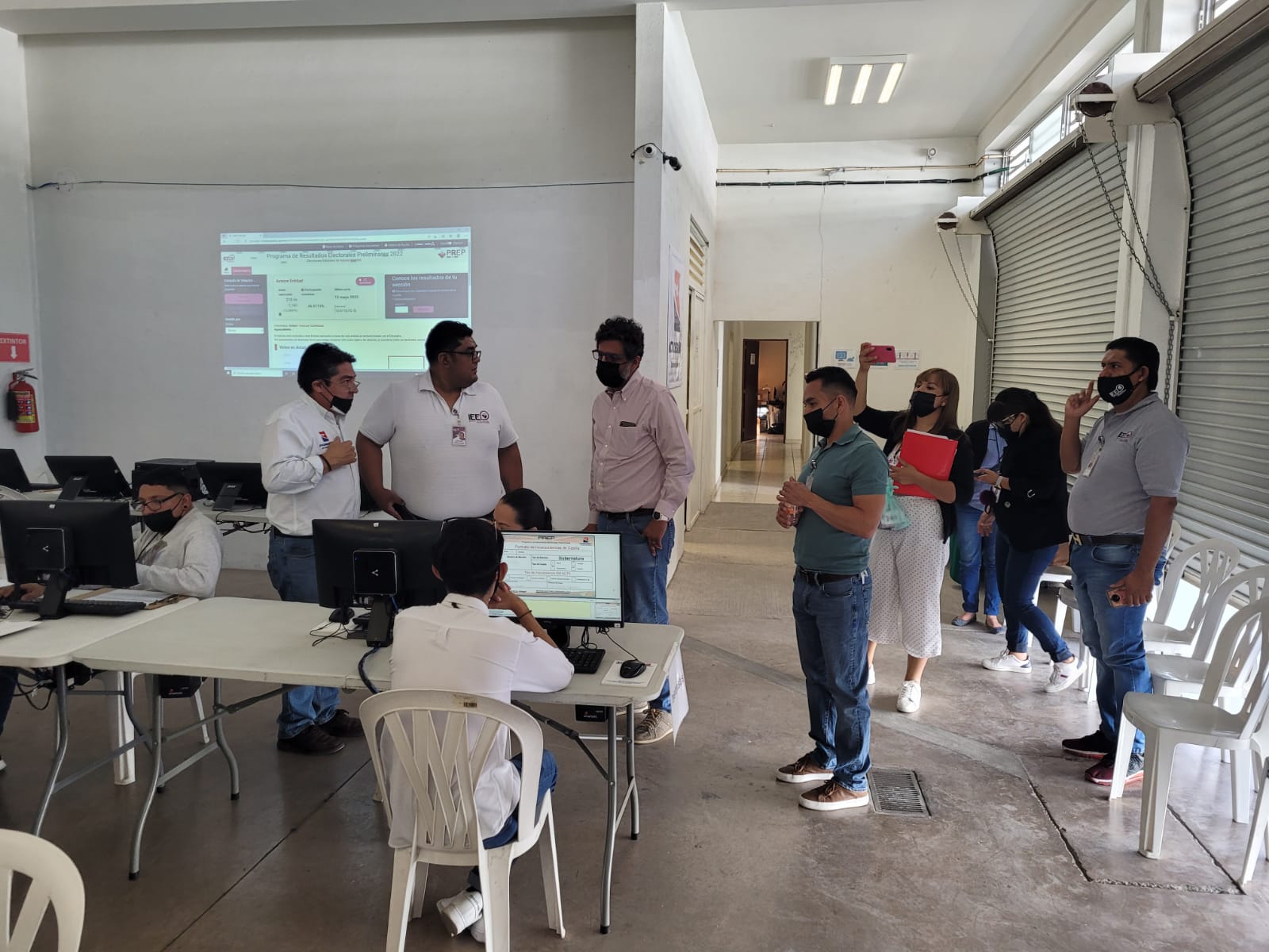 Centro de monitoreo de resultados electorales