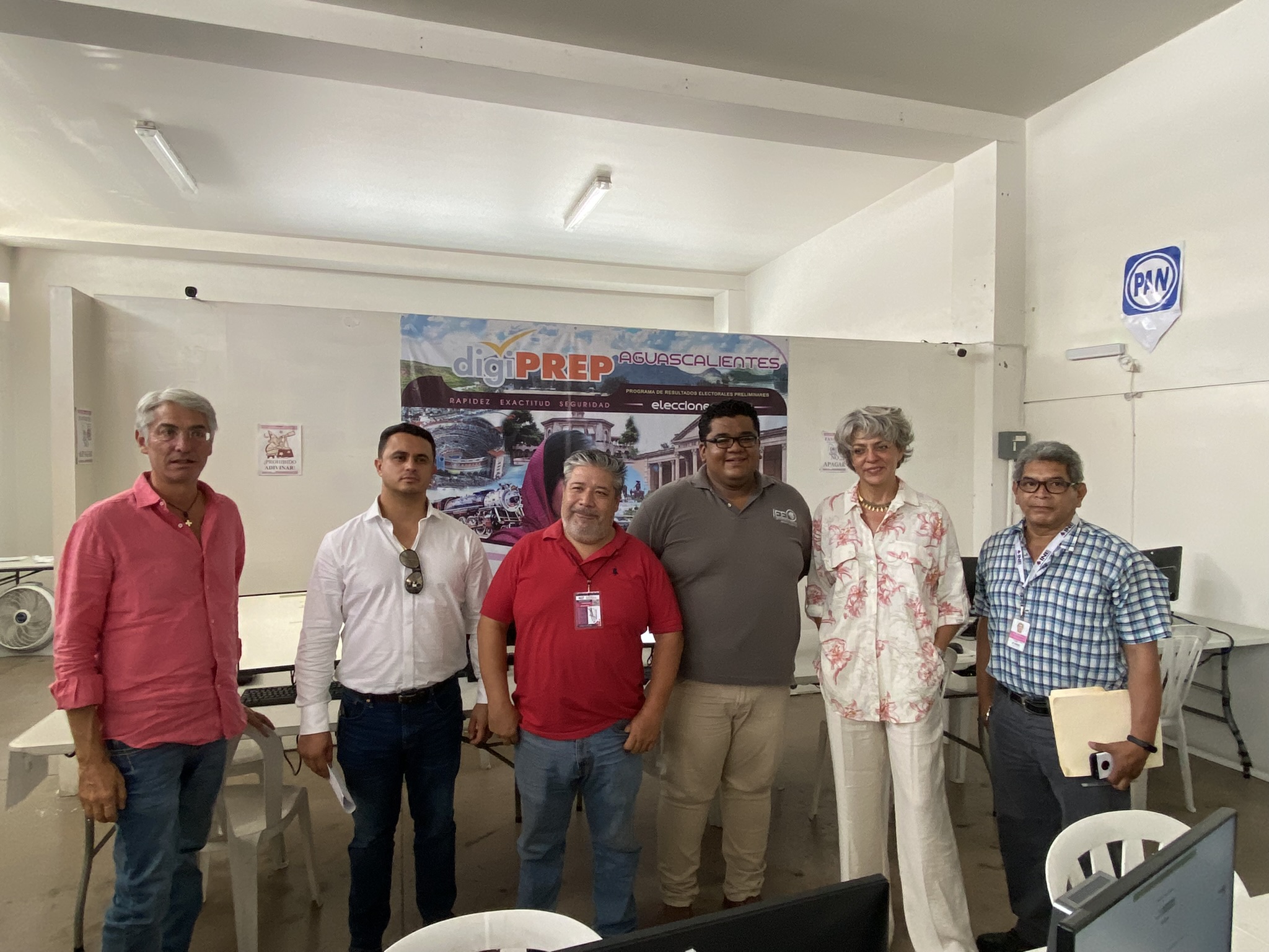 Equipo de captura de resultados preliminares